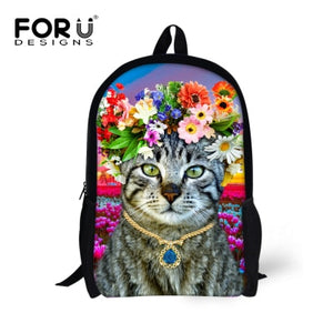 // LookAtMeow // 3D Cartoon Cat Backpack