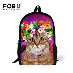 // LookAtMeow // 3D Cartoon Cat Backpack