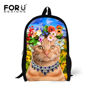 // LookAtMeow // 3D Yellow Cat Backpack