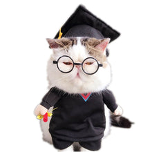 Load image into Gallery viewer, LookAtMeow // PhD - Graduation Cat Clothes