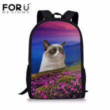 Load image into Gallery viewer, // LookAtMeow // 3D Cartoon Angry Cat Backpack