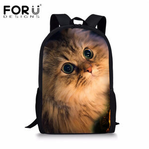 // LookAtMeow // 3D Cartoon Angry Cat Backpack