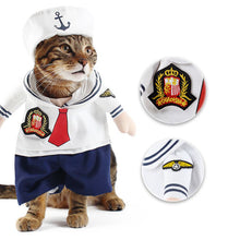 Load image into Gallery viewer, LookAtMeow //  Sailor Cat Costume