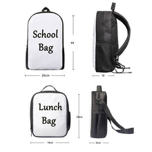 Load image into Gallery viewer, LookAtMeow // Black Cat Printing Backpack -2-